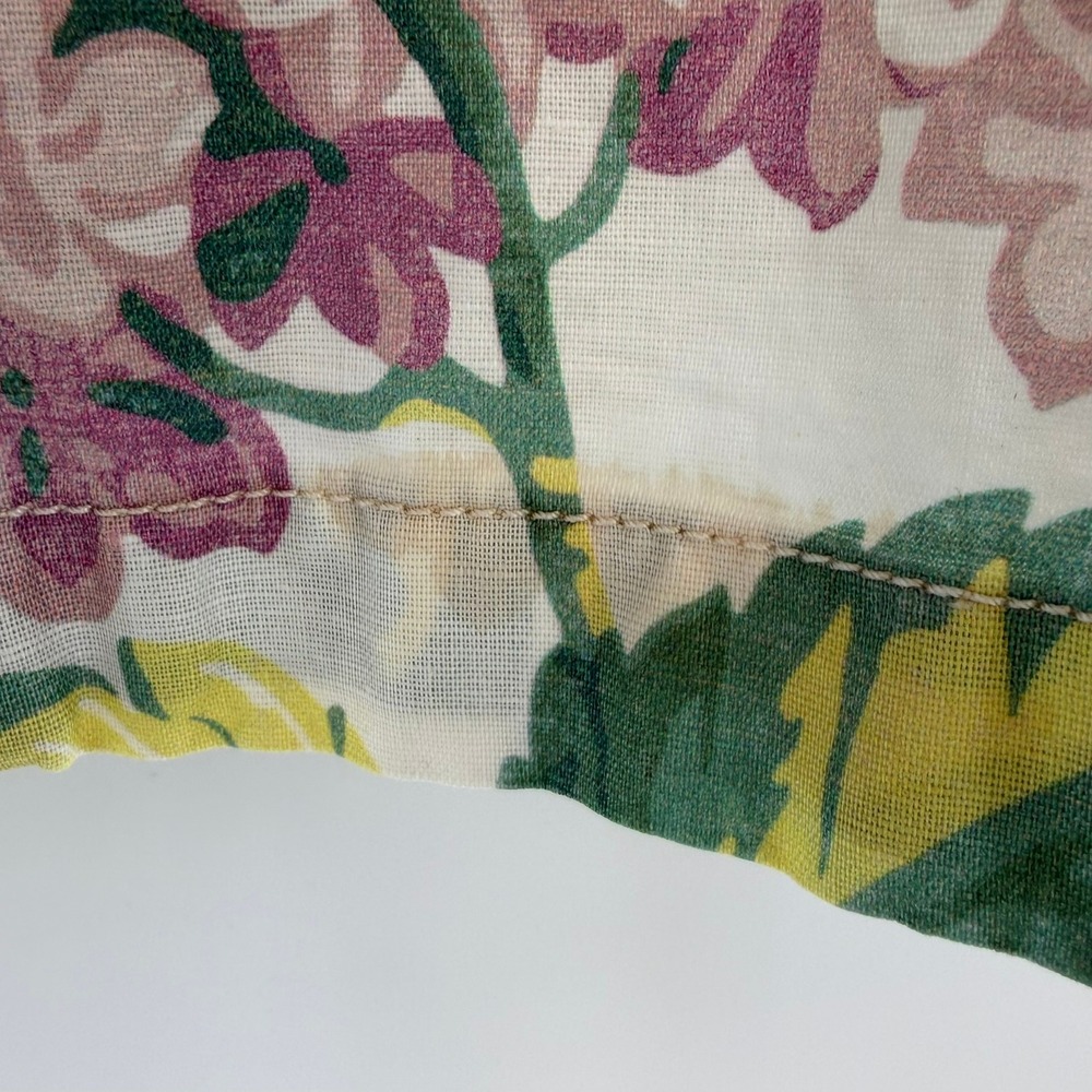 Anthropologie By Anthropologie A+ Mellie Hydrangea Swing Raincoat Blue Floral - Picture 15 of 15